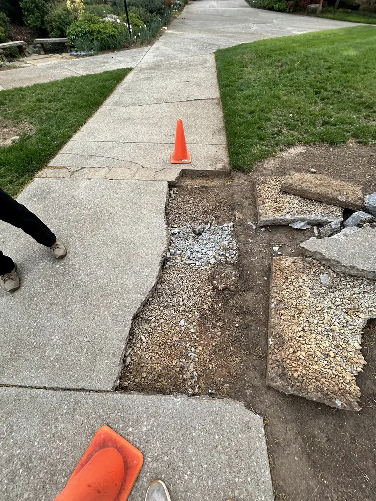 Step 02: a straight scope on a Chicanos Construction job in Knoxville, Tennessee