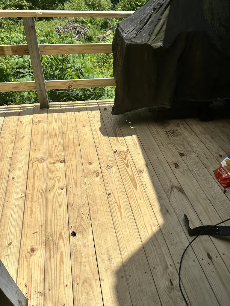 Step 05: cleanup and walkthrough on a Chicanos Construction job in Knoxville, Tennessee